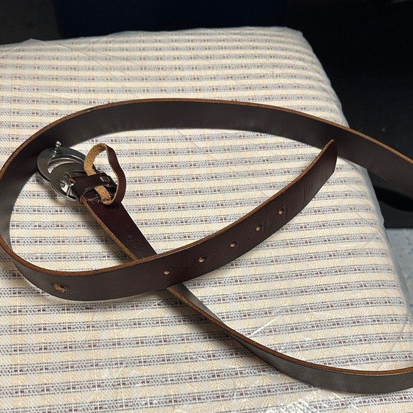 Gucci Dark Brown Leather Belt - Picture 3 of 4